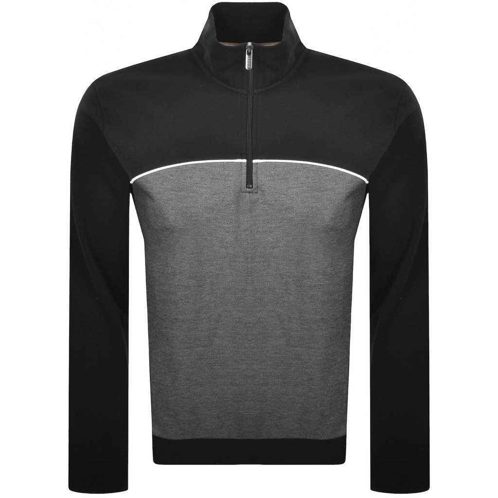 Hugo Boss BOSS Lounge Quarter Zip Track Top Black